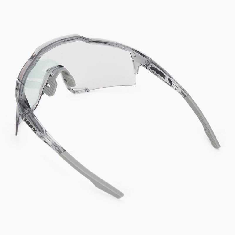 Akiniai nuo saulės 100 % Speedcraft polished translucent grey/rose gold mirror photochrom 2