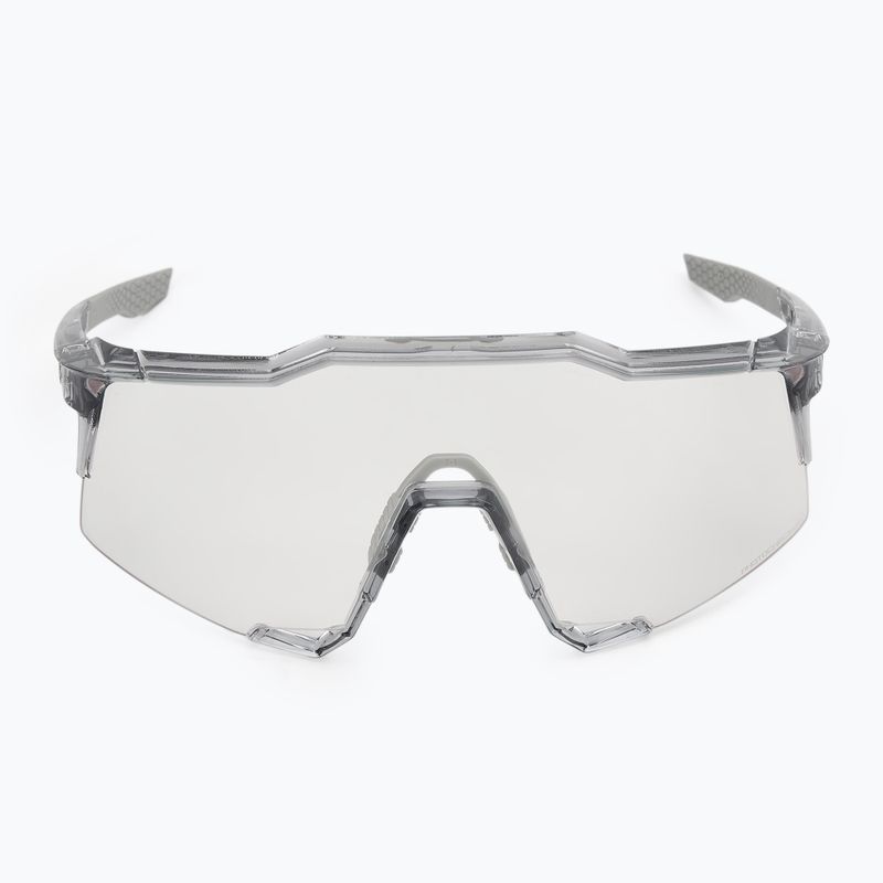 Akiniai nuo saulės 100 % Speedcraft polished translucent grey/rose gold mirror photochrom 3