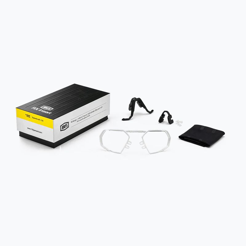 Korekcinis įdėklas akiniams 100 % RX Optical Insert S3/Speedcraft clear/black