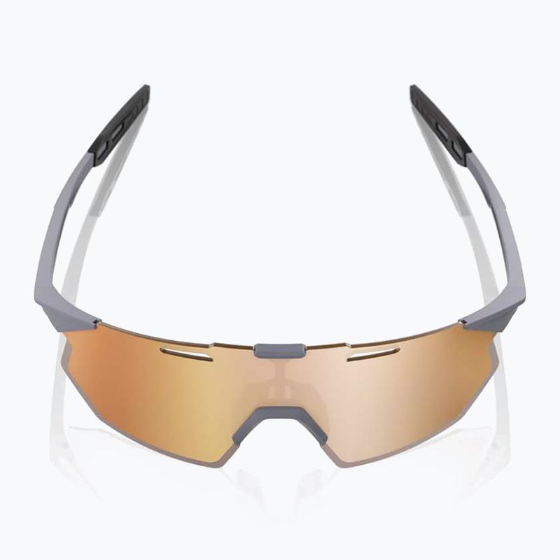 Akiniai nuo saulės 100 % Hypercraft SQ soft tact grey/hiper copper mirror 4