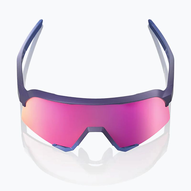 Saulės akiniai 100 % S3 satin storm metallic/purple mirror 3