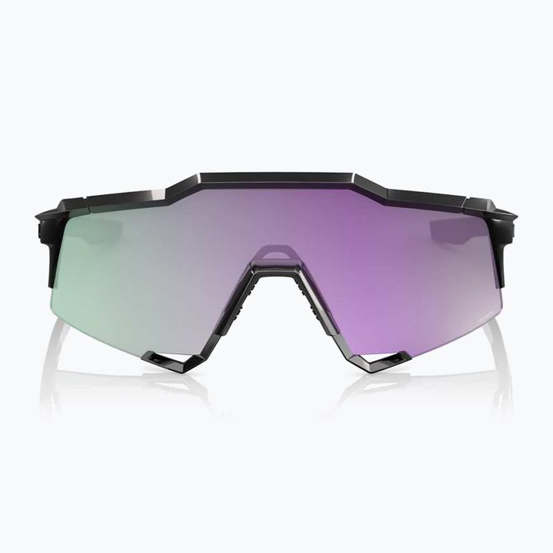 Akiniai nuo saulės 100 % Speedcraft polished black/hiper polarized lavender mirror 2