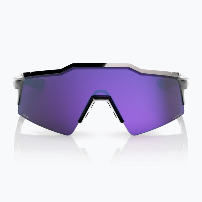 Akiniai nuo saulės 100 % Speedcraft SL polished black/hiper polarized lavender mirror 2