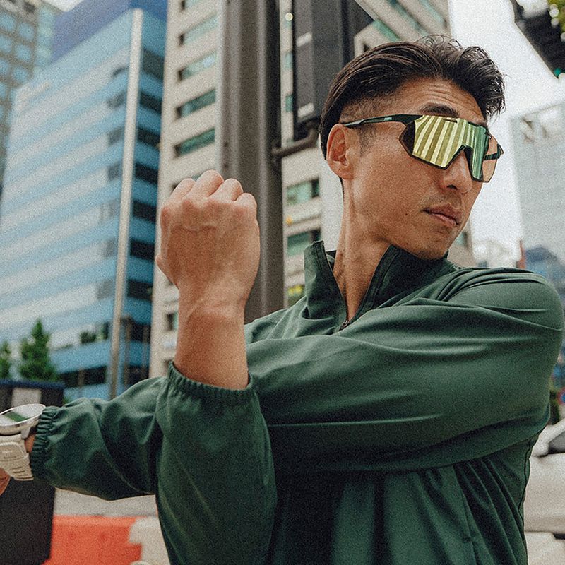 Saulės akiniai 100% Hypercraft SQ matte juniper/hiper mint mirror 4