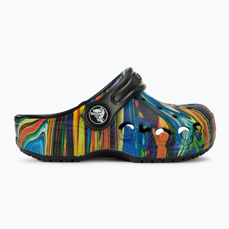 Vaikiškos šlepetės Crocs Baya Graphic Clog black/multi 3