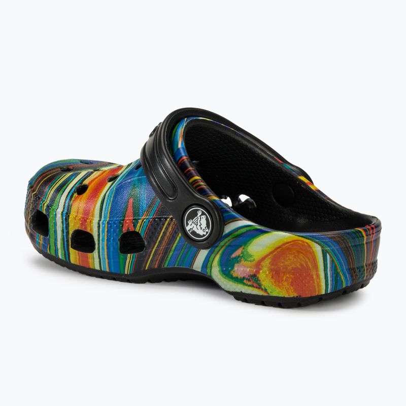 Vaikiškos šlepetės Crocs Baya Graphic Clog black/multi 4