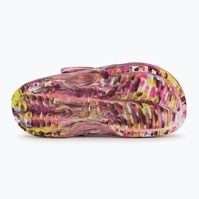 Šlepetės Crocs Classic Marbled Clog electric pink/multi 5
