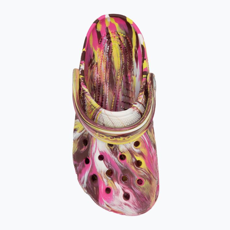 Šlepetės Crocs Classic Marbled Clog electric pink/multi 7