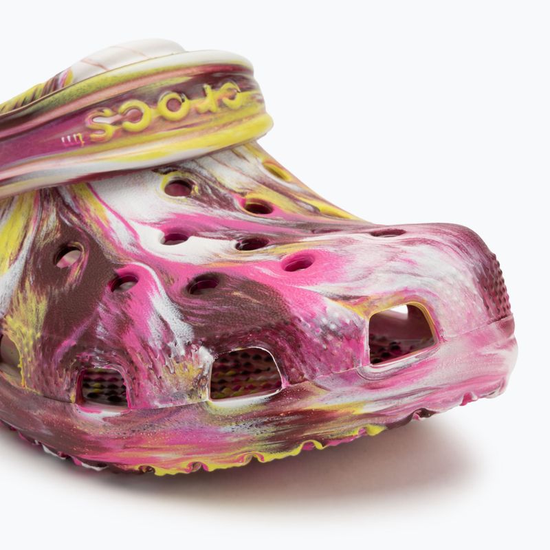 Šlepetės Crocs Classic Marbled Clog electric pink/multi 8