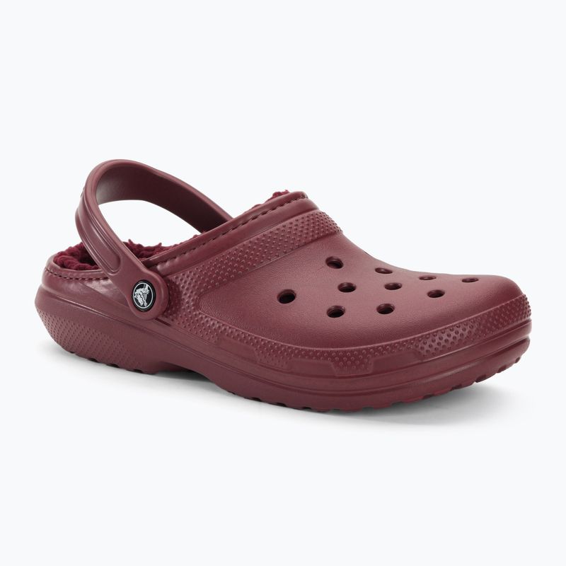 "Crocs Classic Lined Clog" šlepetės bordeaux 2