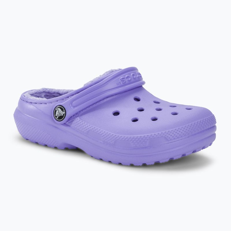 Vaikiškos šlepetės Crocs Classic Lined digital violet