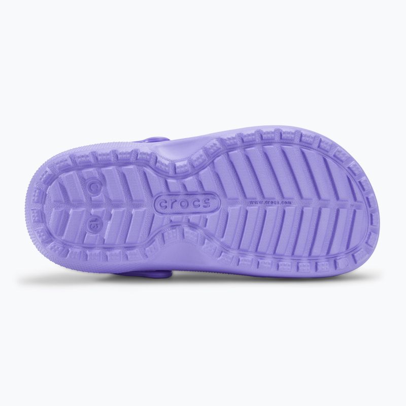 Vaikiškos šlepetės Crocs Classic Lined digital violet 5