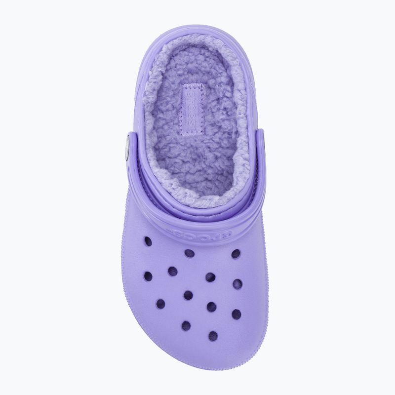 Vaikiškos šlepetės Crocs Classic Lined digital violet 6