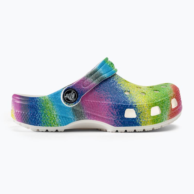 Vaikiškos šlepetės Crocs Classic Spray Dye white/multi 3