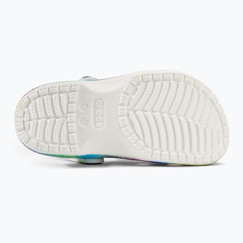 Vaikiškos šlepetės Crocs Classic Spray Dye white/multi 5