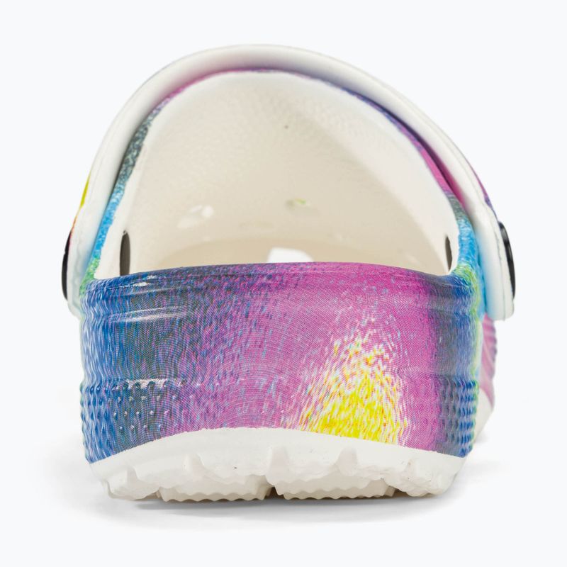 Vaikiškos šlepetės Crocs Classic Spray Dye white/multi 7