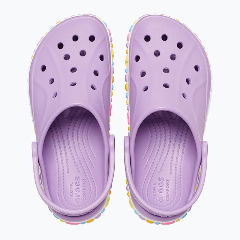 Vaikiškos šlepetės Crocs Bayaband Charm Band Clogs orchid 13
