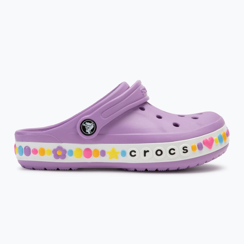 Vaikiškos šlepetės Crocs Bayaband Charm Band Clogs orchid 3
