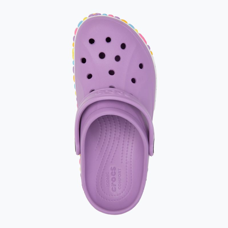 Vaikiškos šlepetės Crocs Bayaband Charm Band Clogs orchid 6