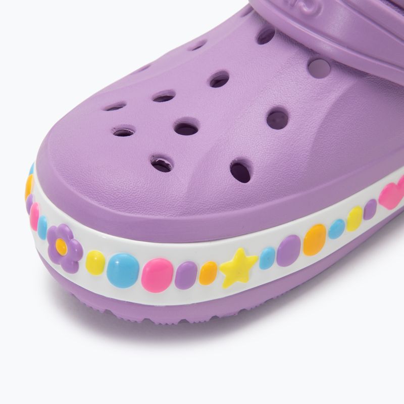 Vaikiškos šlepetės Crocs Bayaband Charm Band Clogs orchid 8
