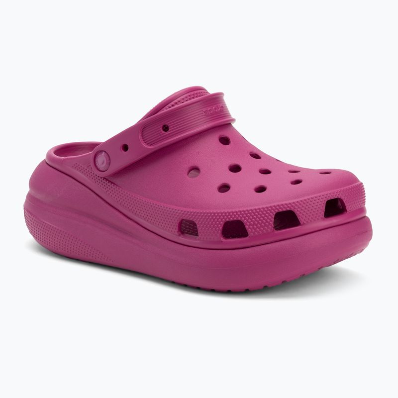 "Crocs Classic Crush Clog" fuksijų spalvos smagios šlepetės