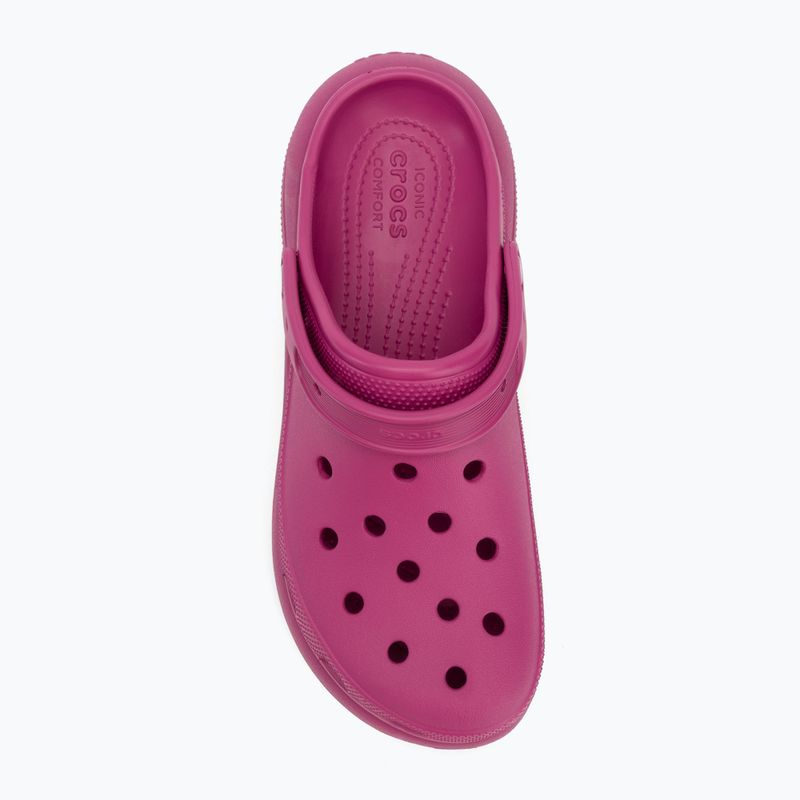 "Crocs Classic Crush Clog" fuksijų spalvos smagios šlepetės 6