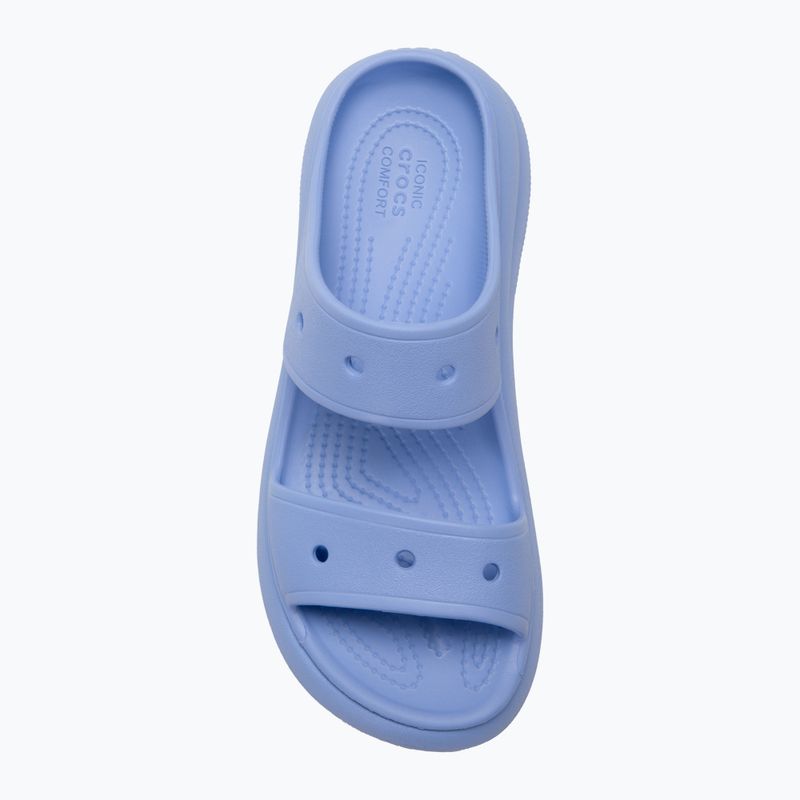 Moteriškos šlepetės Crocs Classic Crush Sandal moon jelly 5