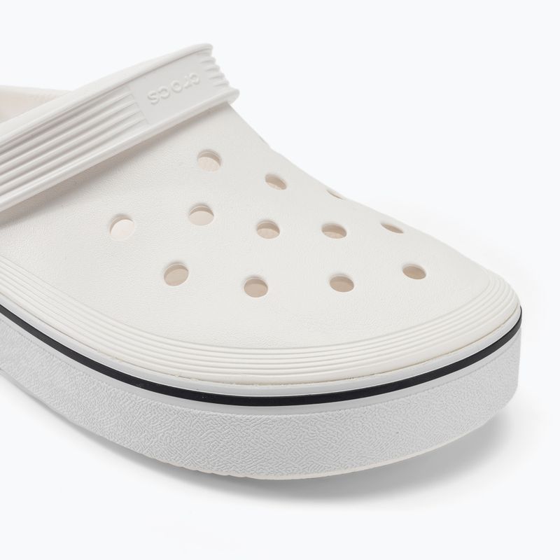 Vyriškos šlepetės Crocs Crocband Clean Of Court Clog white 8