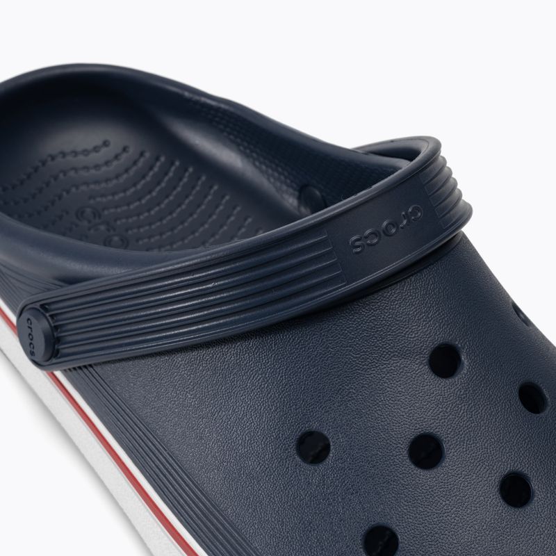 Vyriškos šlepetės Crocs Crocband Clean Of Court Clog navy 9