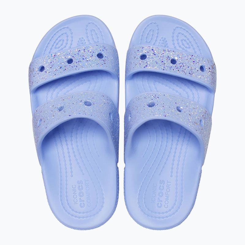 Vaikiškos šlepetės Crocs Classic Crocs Glitter moon jelly 11