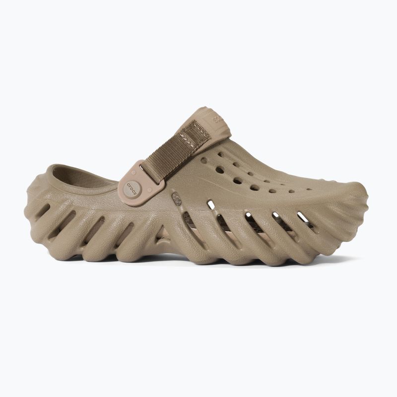 Vaikiškos šlepetės Crocs Echo Clog Kids khaki 3
