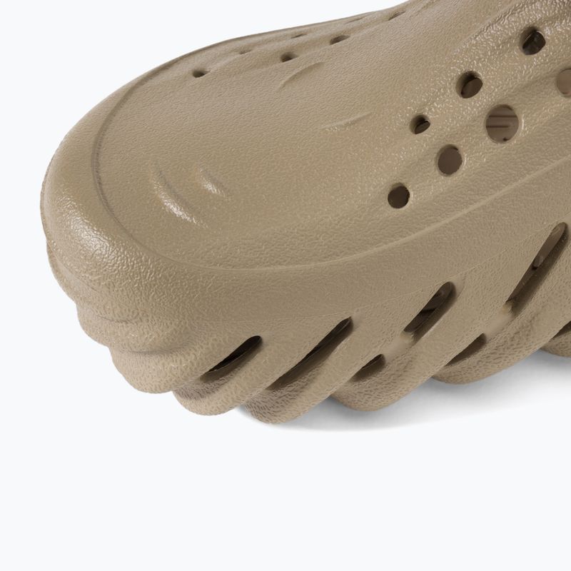 Vaikiškos šlepetės Crocs Echo Clog Kids khaki 8