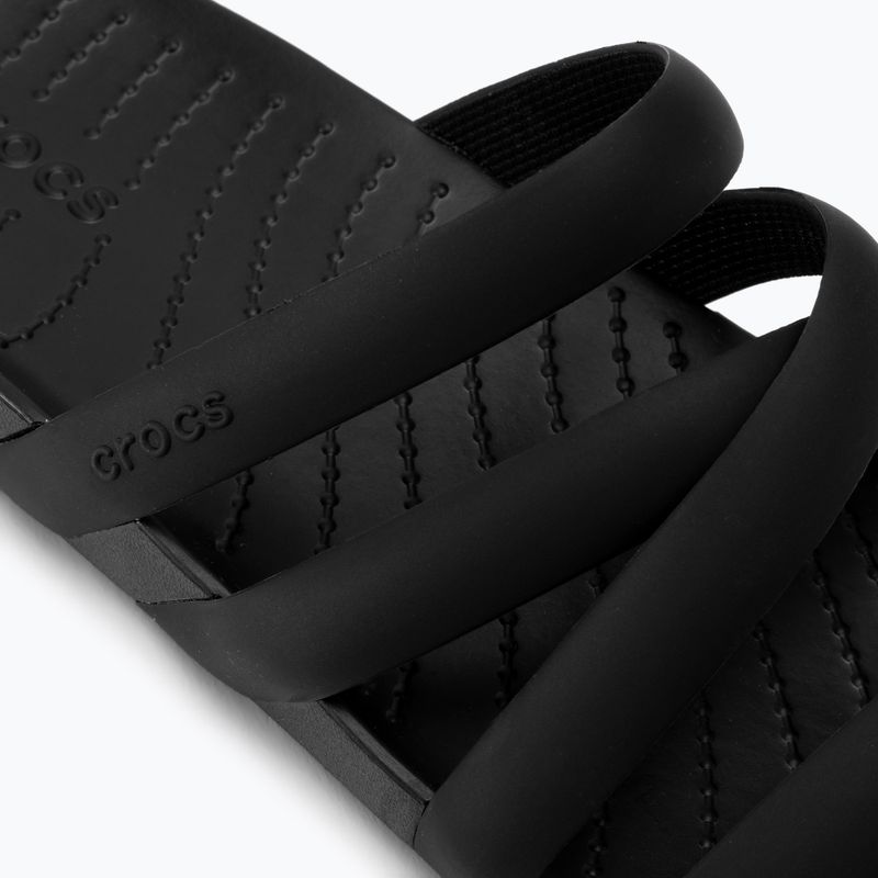 Moteriškos šlepetės Crocs Splash Strappy Sandal black 8