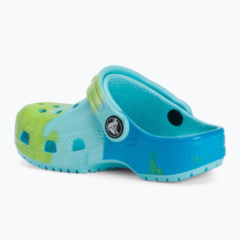 Vaikiškos šlepetės Crocs Classic Ombre Clog Toddler arctic/multi 4