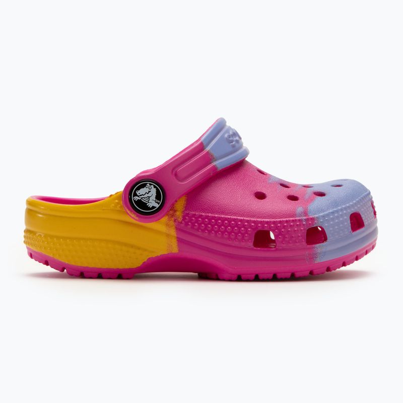 Vaikiškos šlepetės Crocs Classic Ombre Clog Toddler juice/multi 3