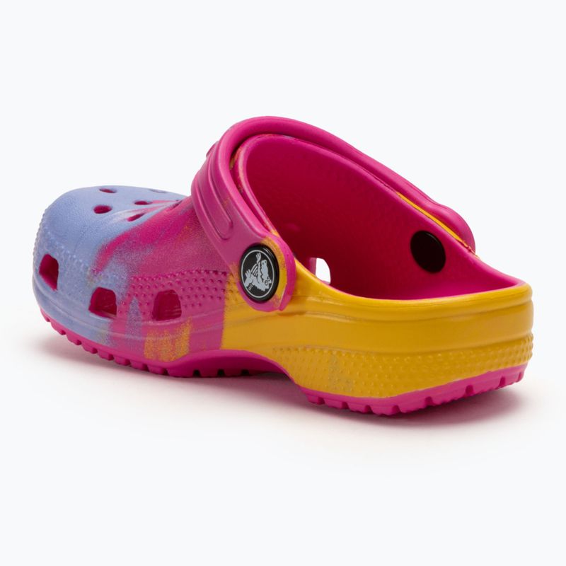 Vaikiškos šlepetės Crocs Classic Ombre Clog Toddler juice/multi 4