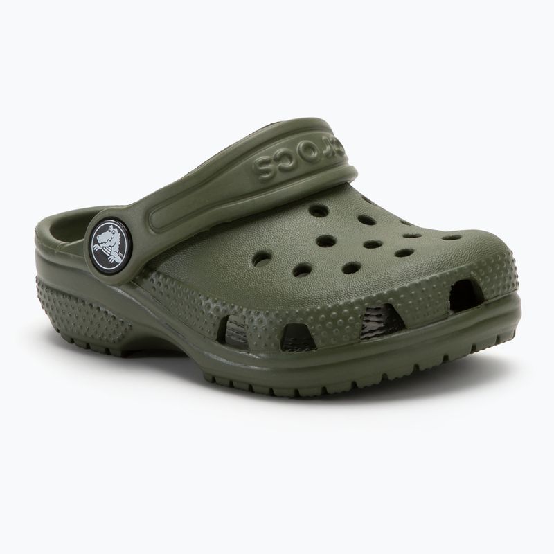 Vaikiškos šlepetės Crocs Classic Clog Toddler army green