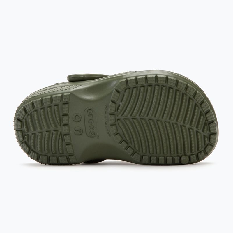 Vaikiškos šlepetės Crocs Classic Clog Toddler army green 5