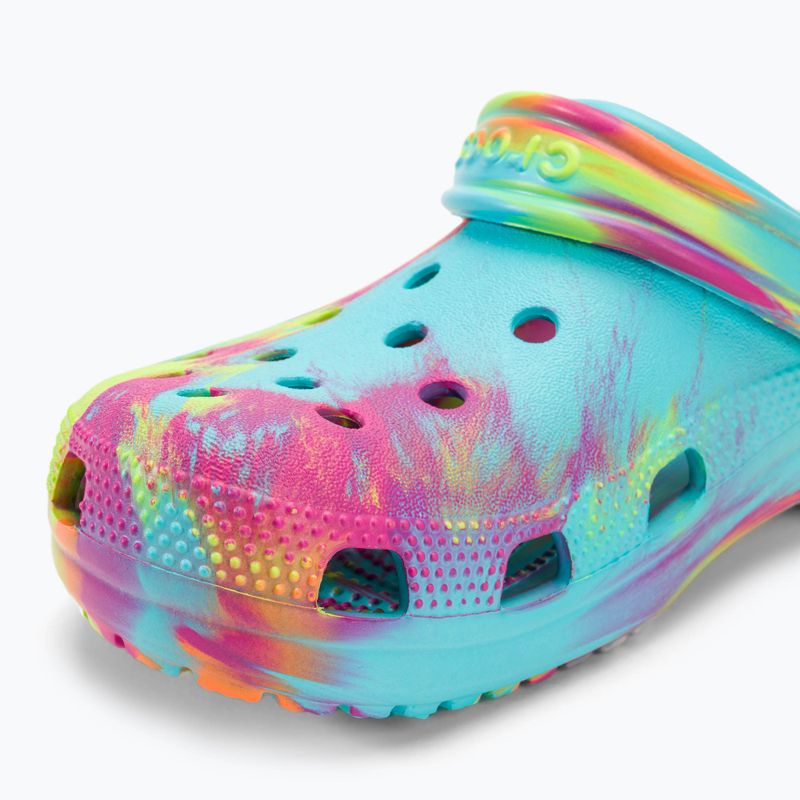 "Crocs Classic Marbled Clog" šlepetės neptune/multi 8
