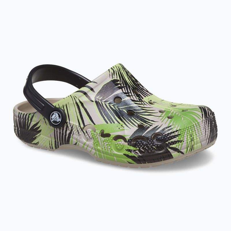 Paauglių šlepetės Crocs Baya Seasonal Printed Clog cobblestone/tropical 9
