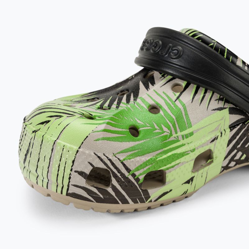 Paauglių šlepetės Crocs Baya Seasonal Printed Clog cobblestone/tropical 8
