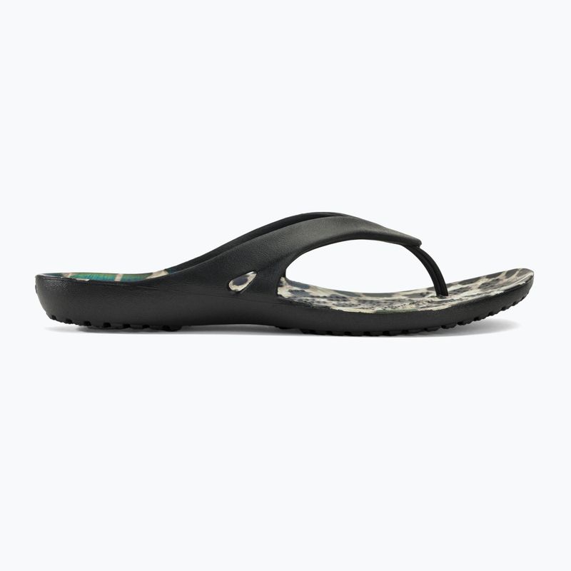 Moteriškos "Crocs Kadee II Graphic black/multi animal" šlepetės 2