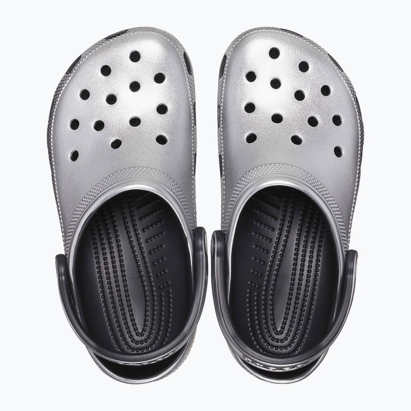Šlepetės Crocs Classic silver/metallic 13