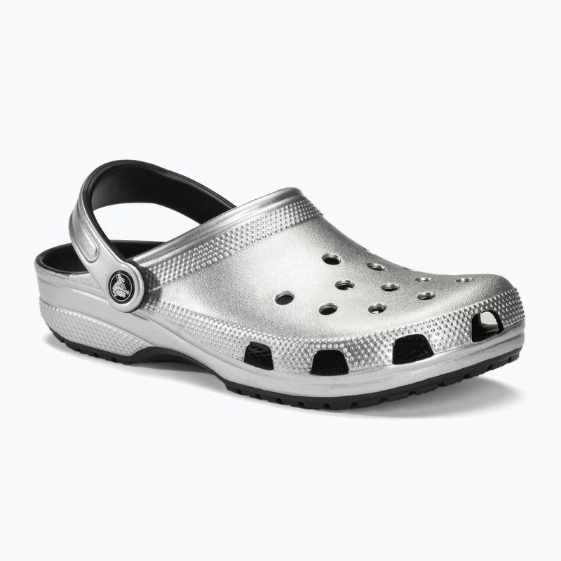 Šlepetės Crocs Classic silver/metallic 2