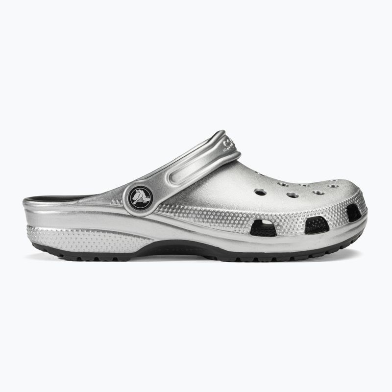Šlepetės Crocs Classic silver/metallic 3