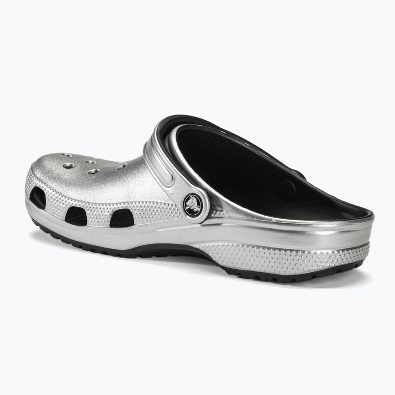 Šlepetės Crocs Classic silver/metallic 4