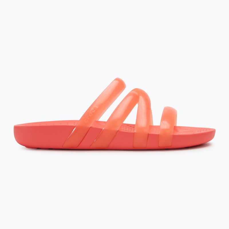 Moteriškos šlepetės Crocs Splash Glossy Strappy neon watermelon 2