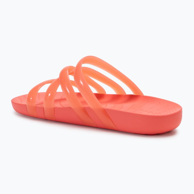 Moteriškos šlepetės Crocs Splash Glossy Strappy neon watermelon 3