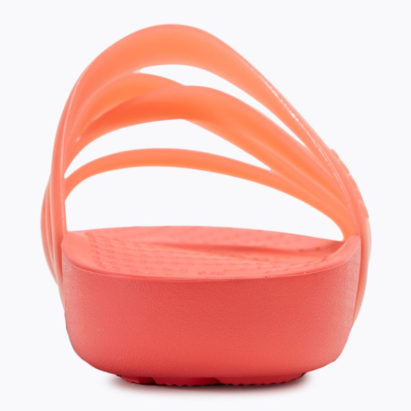 Moteriškos šlepetės Crocs Splash Glossy Strappy neon watermelon 6