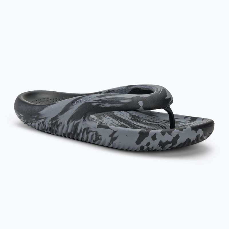 Šlepetės Crocs Mellow Marbled Recovery black/charcoal